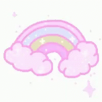 Pink Rainbow Star GIF