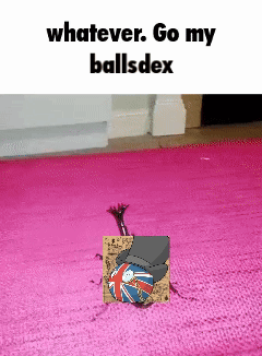 Pink Rug With British Flag