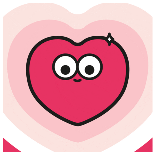 Pink Sparkling Love Emoji GIF
