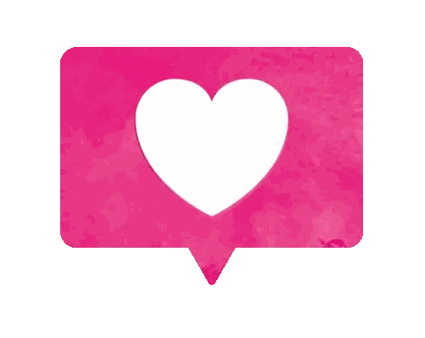 Pink Speech Bubble Saying Thank You