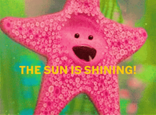 Pink Starfish The Sun Is Shining