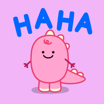 Pink Sticker Laugh Out Loud GIF