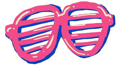 Pink Sunglasses With Holes