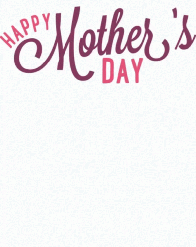 Pink Tulips Animation Happy Mother Day GIF