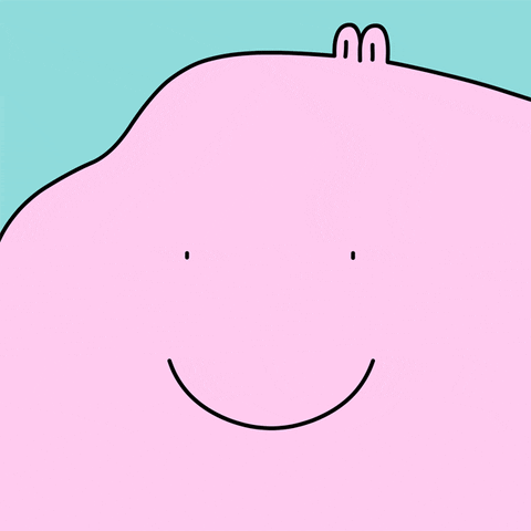 Pink Wink Batting Eyes GIF