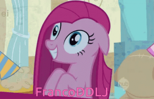 Smiling Pinkie Pie GIF