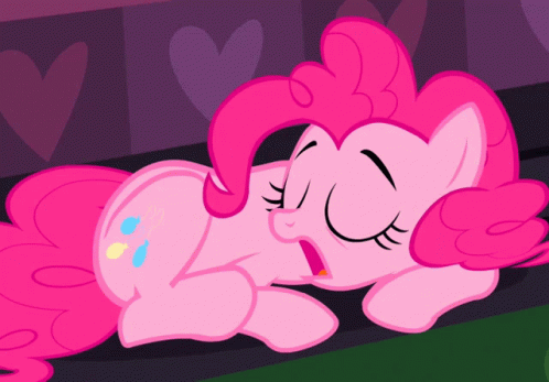 Sleepy Pinkie Pie GIF