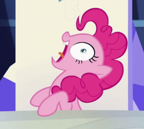 Screaming Pinkie Pie GIF