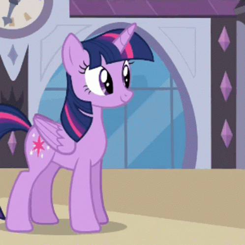 Pinkie Pie Smacking Twilight Sparkle GIF