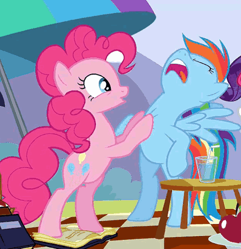 Pinkie Pie and Rainbow Dash My Little Pony