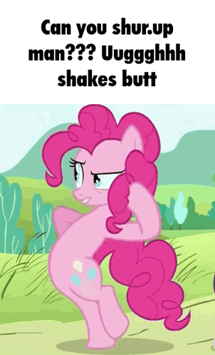 Pinkie Pie Dancing in a Field