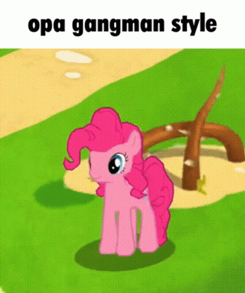 Pinkie Pie Gangnam Style Mlp GIF