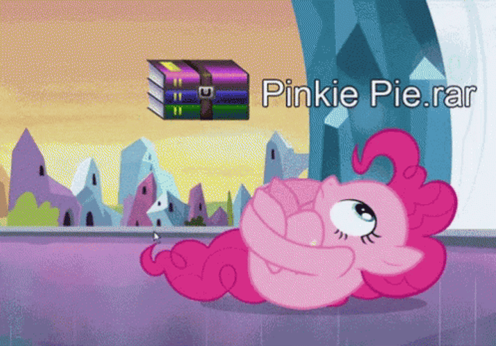 Pinkie Pie On Windows GIF