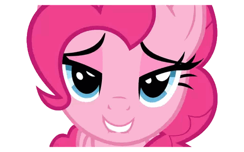 Pinkie Pie Serious Smile