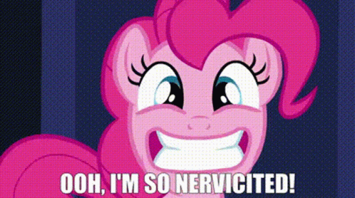 Pinkie Pie Smiling Says Nervoicited