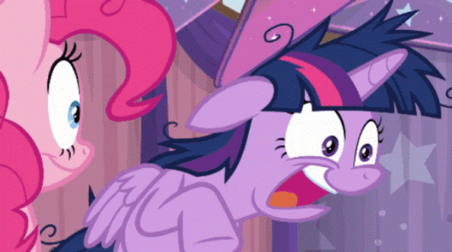 Pinkie Pie Twilight Sparkle  GIF