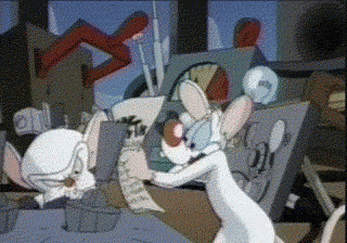 Pinky And The Brain Mad Scientist Hit GIF