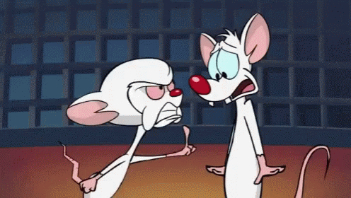 Pinky And The Brain Yelling Pissed-off GIF