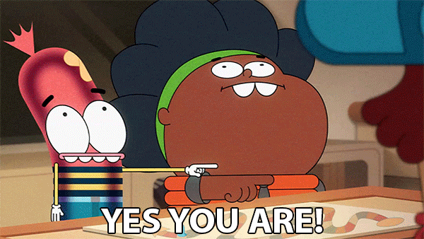 Pinky Malinky Babs Shouting Yes You Are GIF