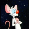 Pinky Mouse Surprised Face GIF