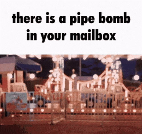 Pipe Bomb In Your Mailbox On Carousel GIF
