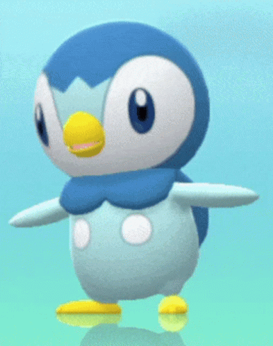 Piplup Bouncing GIF