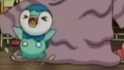 Piplup Moving Faster GIF