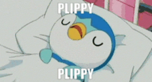 Piplup Waking Up Happy GIF
