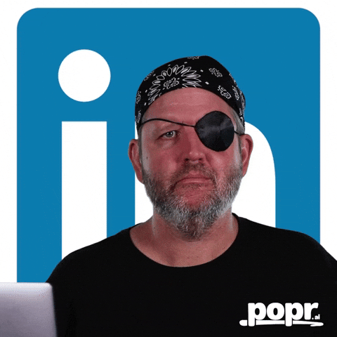 Pirate Linkedin GIF