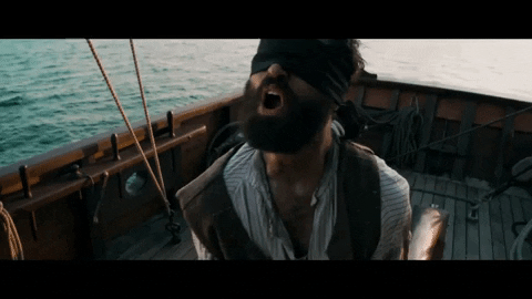 Pirate Screaming Aboard Ark GIF