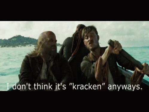 Pirates In The Sea Release The Kraken GIF
