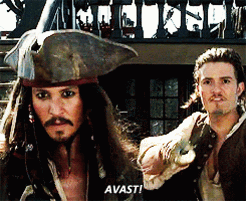 Pirates Of The Caribbean Sparrow And Turner Avast GIF