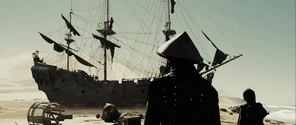 Pirates Of The Caribbean Boat GIF