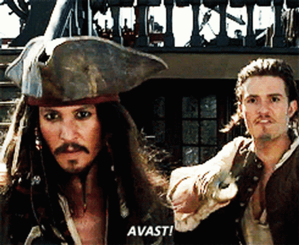 Pirates Of The Caribbean Sparrow And Turner Avast GIF