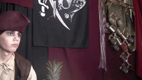 Pirates Ready To Raise Jolly Roger GIF