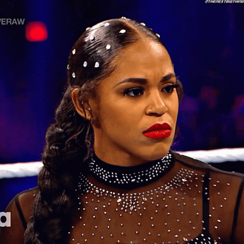 Pissed Off Bianca Belair GIF