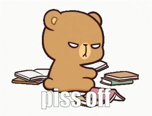 Pissed Off Brown Bear GIF