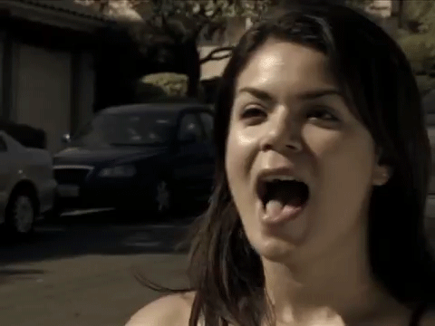 Pissed Off Girl Blah Blah Blah GIF