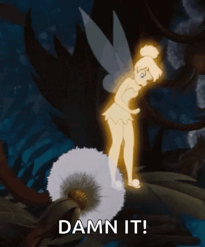 Pissed Off Tinker Bell GIF
