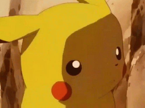 Pissed Pikachu Glare GIF