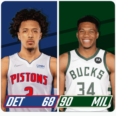 Pistons And Bucks Players GIF