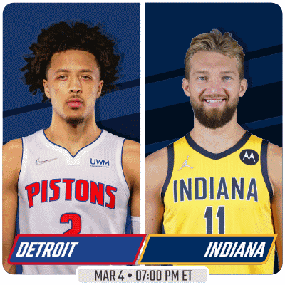 Pistons And Indiana Basketball Players GIF