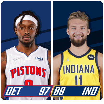 Pistons And Indiana Basketball Players GIF