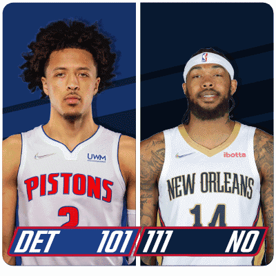 Pistons And New Orleans Basketball Players GIF
