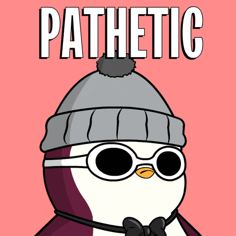 Pitiful Pudgy Penguin Pathetic GIF