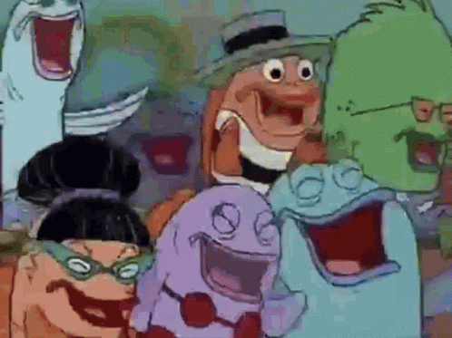 Pitiful Spongebob Walking GIF