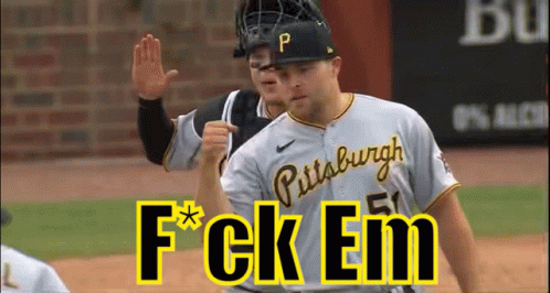 Pittsburgh Baseball Player Giving High Five
