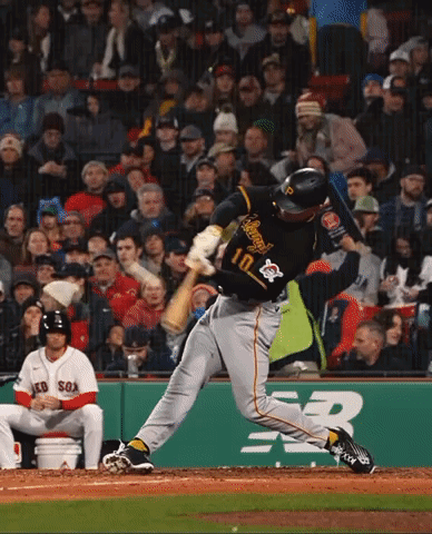 Pittsburgh Pirates Bryan Reynolds Batting And Homerun GIF