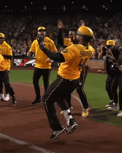 Pittsburgh Pirates Carlos Santana Dance GIF