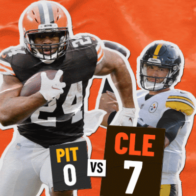 pittsburgh steelers and cleveland browns are playing each other
